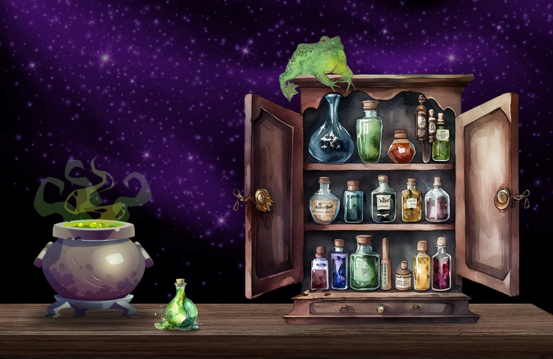 Harry Potter potion cupboard